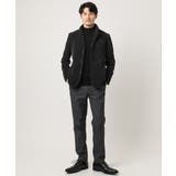 【洗濯機で洗える】モックネックニット / ランダムタックストライプ | MK MICHEL KLEIN homme | 詳細画像29