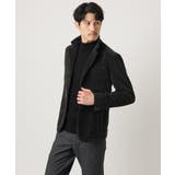 【洗濯機で洗える】モックネックニット / ランダムタックストライプ | MK MICHEL KLEIN homme | 詳細画像30