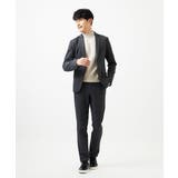 【洗濯機で洗える】モックネックニット / ランダムタックストライプ | MK MICHEL KLEIN homme | 詳細画像6