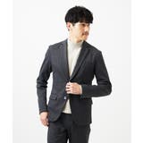 【洗濯機で洗える】モックネックニット / ランダムタックストライプ | MK MICHEL KLEIN homme | 詳細画像7