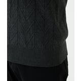 【洗える/リサイクル糸使用】ハーフジップニット / ミックスヘリンボン | MK MICHEL KLEIN homme | 詳細画像12 