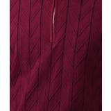 【洗える/リサイクル糸使用】ハーフジップニット / ミックスヘリンボン | MK MICHEL KLEIN homme | 詳細画像3 