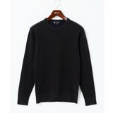 【クルーネック/洗濯機で洗える】ランダムタックストライプクルーネックニット | MK MICHEL KLEIN homme | 詳細画像10