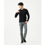 【クルーネック/洗濯機で洗える】ランダムタックストライプクルーネックニット | MK MICHEL KLEIN homme | 詳細画像11