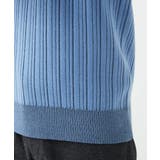【クルーネック/洗濯機で洗える】ランダムタックストライプクルーネックニット | MK MICHEL KLEIN homme | 詳細画像6