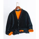 ブラック | ダブルフェイス モールカーディガン | MK MICHEL KLEIN homme