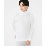 ホワイト(90) | 【WEB限定】ベーシックタートルネックニット | MK MICHEL KLEIN homme