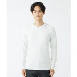 Vネックニット / ツイルへリンボン | MK MICHEL KLEIN homme | 詳細画像11 