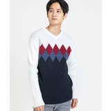 ダイヤグラデーションニット | MK MICHEL KLEIN homme | 詳細画像1 