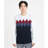 ダイヤグラデーションニット | MK MICHEL KLEIN homme | 詳細画像2 