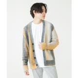 ストライプグラデーションカーディガン | MK MICHEL KLEIN homme | 詳細画像3 