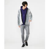 ブラック(94) | ストライプグラデーションカーディガン | MK MICHEL KLEIN homme