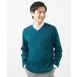 Vネックニット/綿タッチポリエステル | MK MICHEL KLEIN homme | 詳細画像13