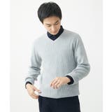 Vネックニット/綿タッチポリエステル | MK MICHEL KLEIN homme | 詳細画像21
