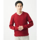 Vネックニット/綿タッチポリエステル | MK MICHEL KLEIN homme | 詳細画像8