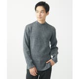 モックネックニット/綿タッチポリエステル | MK MICHEL KLEIN homme | 詳細画像8