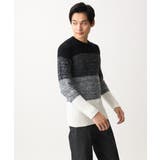 【洗える】クルーネックニット / フェザーモールヤーン | MK MICHEL KLEIN homme | 詳細画像16 
