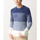 【洗える】クルーネックニット / フェザーモールヤーン | MK MICHEL KLEIN homme | 詳細画像2 