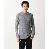 【洗える】クルーネックニット / フェザーモールヤーン | MK MICHEL KLEIN homme | 詳細画像20 