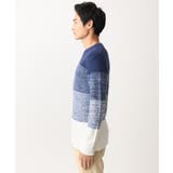 【洗える】クルーネックニット / フェザーモールヤーン | MK MICHEL KLEIN homme | 詳細画像3 