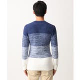 【洗える】クルーネックニット / フェザーモールヤーン | MK MICHEL KLEIN homme | 詳細画像4 