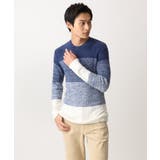 【洗える】クルーネックニット / フェザーモールヤーン | MK MICHEL KLEIN homme | 詳細画像8 
