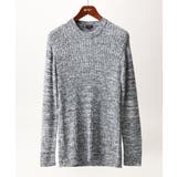 グレー | 【洗える】クルーネックニット / フェザーモールヤーン | MK MICHEL KLEIN homme