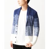 ネイビー | 【洗える】ショールカラーカーディガン / フェザーモールヤーン | MK MICHEL KLEIN homme