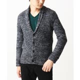 ダークグレー | 【洗える】ショールカラーカーディガン / フェザーモールヤーン | MK MICHEL KLEIN homme