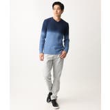 Vネックニット グラデーションケーブル | MK MICHEL KLEIN homme | 詳細画像10 