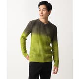 Vネックニット グラデーションケーブル | MK MICHEL KLEIN homme | 詳細画像11 
