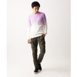 【残りわずか/天然素材使用/洗える】グラデーションケーブルニット | MK MICHEL KLEIN homme | 詳細画像2 