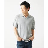 【洗える】リネンタッチハリヌキニットポロシャツ | MK MICHEL KLEIN homme | 詳細画像13