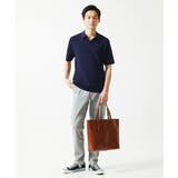 【洗える】リネンタッチハリヌキニットポロシャツ | MK MICHEL KLEIN homme | 詳細画像4