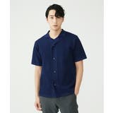 ネイビー(57) | シアーシャツ / スポンジニット | MK MICHEL KLEIN homme