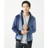 【洗える】切り替えパーカー/マイクロベロア | MK MICHEL KLEIN homme | 詳細画像11 