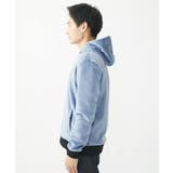 【洗える】切り替えパーカー/マイクロベロア | MK MICHEL KLEIN homme | 詳細画像3 