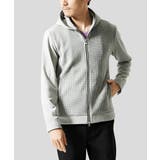 【洗える/ストレッチ】ワッフルベロア ジップパーカー | MK MICHEL KLEIN homme | 詳細画像1