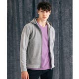 【洗える/ストレッチ】ワッフルベロア ジップパーカー | MK MICHEL KLEIN homme | 詳細画像5