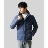 ブルー | 【撥水/リサイクル素材】ECOペットWRツイル ダウンブルゾン | MK MICHEL KLEIN homme