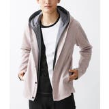 ピンク(03) | スエードジャージパーカー | MK MICHEL KLEIN homme