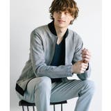 【洗える】ダイヤジオメトリック柄ブルゾン | MK MICHEL KLEIN homme | 詳細画像1