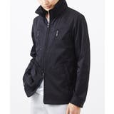 ブラック | ミリタリーブルゾン/サテンリバーストレッチ | MK MICHEL KLEIN homme