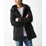 ブラック | 【ON/OFF対応】フードショートコート/サテンリバーストレッチ | MK MICHEL KLEIN homme