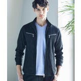 ブラック（94） | 【MonoMax 5月号掲載】スタンドカラーブルゾン / ヨウリュウワッシャー | MK MICHEL KLEIN homme