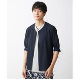 【残りわずか】7分袖ノーカラーブルゾン | MK MICHEL KLEIN homme | 詳細画像18