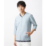 【残りわずか】7分袖ノーカラーブルゾン | MK MICHEL KLEIN homme | 詳細画像7