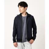 ネイビー | 【ストレッチ/撥水機能】COMFUN CLOTH ジップブルゾン | MK MICHEL KLEIN homme