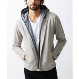 グレー(92) | フェイクスエード / レイヤードパーカー | MK MICHEL KLEIN homme