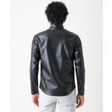 スタンドカラーシャツブルゾン / 合成皮革 | MK MICHEL KLEIN homme | 詳細画像6